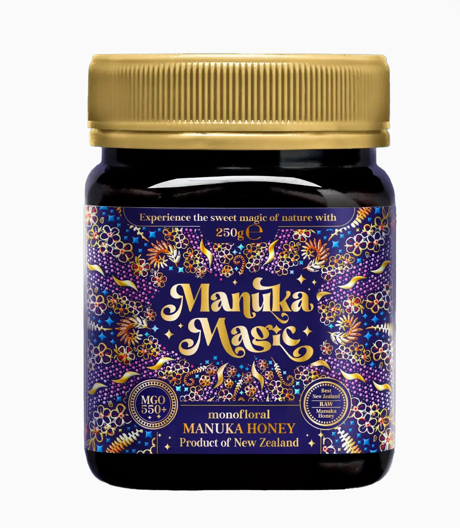 MNZ RAW Manukový med MGO 550+ 250 g – produktové foto