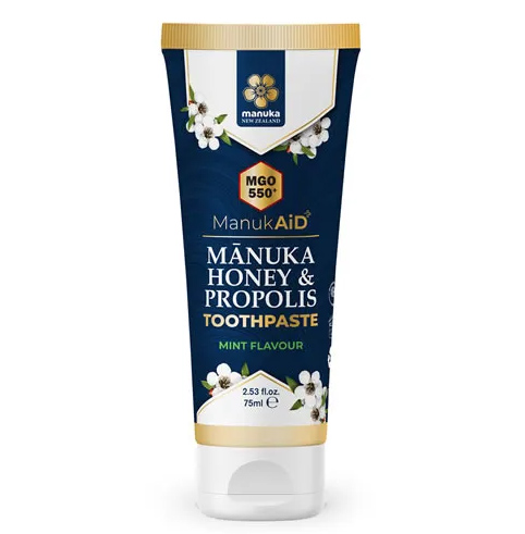 MNZ Manuka Honey & Propolis Toothpaste 75 ml – produktové foto